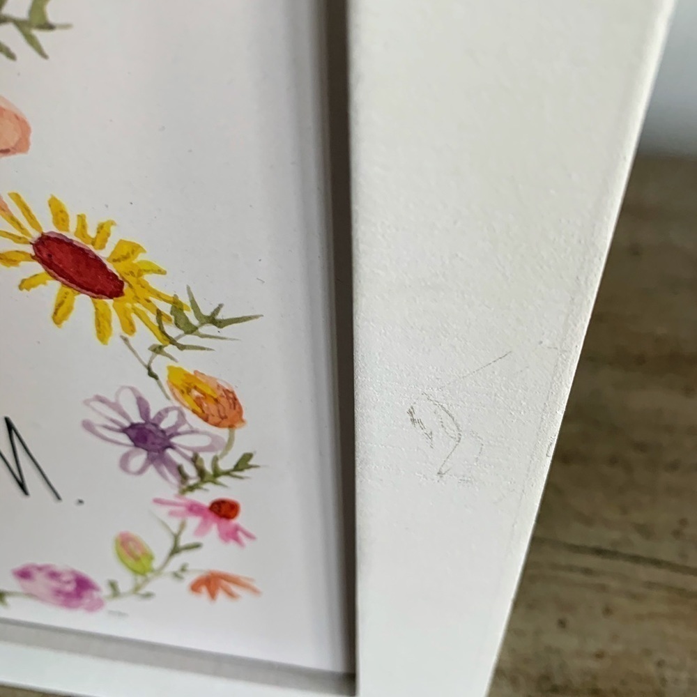 Rae Dunn “Best Mom” Floral Wooden Sign - Picture 5 of 7